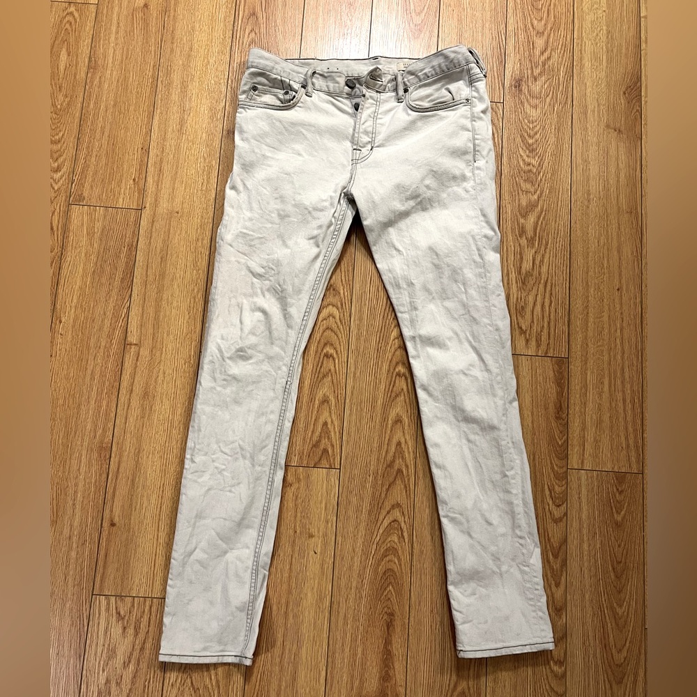 Allsaints Cigarettes Jeans 31x31 Chalk White